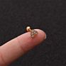 1 Pcs Piercing Earrings for Women Jewelry Broncos Heart Moon Star Stud Earrings Initial Ear Cartilage Earrings