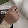 Aug Jewelry Mixed Mixed Batch Optional 925 Silver Female Old Vintage Jewelry, Opening Adjustable Thai Silver Ring