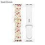 Boorui Silicone Print Patterns Watch Bands for Apple Watch Band Designer Straps for Apple Watch Series 7 6 5 4 3 2 1 /