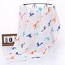 Cartoon Printing 100% Organic Cotton Muslin Baby Swaddle Blanket