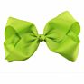 Cute 8 Inch Grosgrain Solid Color Bowknot Hair Bows with Clips Handmade Price Kid Girls Hair Accessories