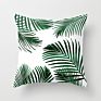 Fashionable Tropical Plant Polyester Hugging Pillow Case Office Fabric Sofa Cushion Cover Home Peach Skin Pillow Case