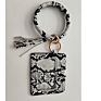 Hot Sale Amazon Leather Key Ring Keychain Wallet Wristlet Bracelet