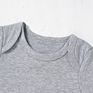 0-24M Lap Shoulder 100% Organic Cotton Short Sleeve Baby Bodysuit