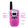 0.5W License Free 8-22 Channels Small Size Portable 3-5Km Baby Walkie Talkie for Camping Hiking