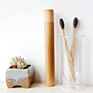 100 % Healthy Eco Organic Charcoal Bamboo Toothbrush with Bpa Free Bristle