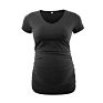 100% Blank Pregnant Tshirt Women Maternity T-Shirt Solid Pregnant Clothes Plain Women T-Shirts