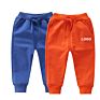 100% Cotton Baby Boys Jogger Pants Printed Plain Kids Girl Joggers Sweatpants