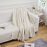 100% Cotton Woven White Blanket for Wall Tapestries and Sofa Blankets