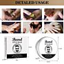 100% Natural Organic Men Beard Care Kit Beard Balm Jars Promote Hair Beard Growth Balm