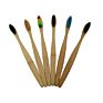 100% Organic Private Label Charcoal Bamboo Toothbrush