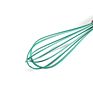 10 Inch Manual Balloon Wire Egg Beater Egg Frother Blending Silicone Whisking Whisk with Wooden Handle