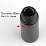 10 Ml Shipping Heavy Wall 10Ml Perfume Essential Oil Thick Frosted Color Matte Black Glass Roller Bottle with Roll on Ball