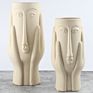 Rustic Old Abstract Hands Human Face Ceramic Flower Vases Home Decors Philippines