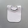 11Colors 100% 190Gsm Combed Cotton Customize Plain White Bibs Cotton Printed Baby Bibs Baby Bibs