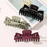 13.8Cm Large Plastic Hair Claw Clips Korea Solid Color Hair Claw for Thick Hair