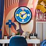 14 Inch Kids Colorful Cartoon Plastic Wall Clock for Educational Learning Time