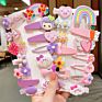 14 Pcs Girl Hair Clips Set Colorful Cartoon Fruit Flower Hair Clips for Girls Lovely Hairpins Barrettes Hair Accessories