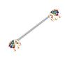 14G Industrial Barbell Surgical Steel Industrial Earring 1 1/2 Inch (38Mm) Ear Cartilage Helix-Conch Industrial Piercing Jewelry