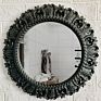 16 Inch Gold Finish Retro Antique Home Decor Wall Accessory Wall Mirror For