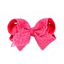 1 Pcs/Lot Girl Boutique Bows with Clip Grosgrain Ribbon Lace Bow Hairpins Kids Hair Accessories