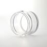 1Oz 2Oz Outlet Tiny Capacity Clear Butter Container Cosmetic Cream Jar