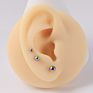 20G Surgical Steel Ear Studs Small Ball Screws Small Earrings Daith Ear Bone Cartilage Piercing Body Jewelry 3/4/5Mm