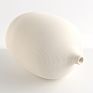21Cm Simple Lines Design Body Shape Ceramic Flower Ornament Vases