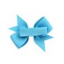 2.2 Inch Small Swallow Tail Ribbon Hair Bow with Full Lined Clip for Little Baby Girls Kids Hair Accessory 811