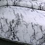 24 Hours Luxury King Size Polyester Gray Marble Bedding Duvet Cover Sets