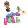 24 Pieces Assorted Toy Mermaid Self-Inking Stamps Set for Kids Arts & Crafts Game Gift