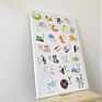 26-Letter Photo Frame Children's Room Background Wall Decoration Animal English Teaching Props