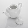 28Ceramics Hotel Ceramic Teapot , White Ceramic Tea Pot, Plain White Porcelain Teapot