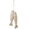 2Pcs/Pack Wooden Nautical Beach Fish Home Wall Decoration