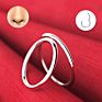 316L Surgical Steel Septum Nose Piercing Helix Cartilage Rook Hoop Earring Hinged Clicker Segment Nose Ring Body Jewelry