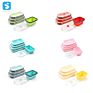 350Ml 500Ml 800Ml 1200Ml 1600Ml Collapsible Silicone Lunch Boxes Microwave Silicone Food Storage Container