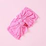 35 Colors Nylon Hair Accessories American Handmade Baby Kids Headwrap Elastic Bow Headband