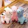 35Cm Rainbow Plush Alpaca Baby Pattern Stuffed Plush Animal Soft Toy Plush