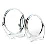 360 Degree Rotatable Metal Table Makeup Mirror Frame Desktop Vanity Mirror Make up Mirror 4 Inch Silver Rose Gold Round