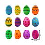 36Pcs/Set Printed Easter Eggs 6X4Cm Openable Easter Eggs Can Fill Toys/Candy Surprise Egg