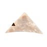 3.7 Inch 9.5Cm Luxury Women Large Tortoise French Metal Accessories Jaw Clamp Heart Celluloid Acetate Triangle Hair Claw Clip