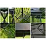 3X4Mdouble Square Tops with Mosquito Netting Outdoor Garden Gazebo Tent