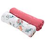 47 X 47 Inches 70% Bamboo 30% Cotton Boy Girl Breathable Muslin Swaddle