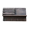 4 Double Key Hooks and a Floating Shelf Rustic Wall Mounted Mail Holder Wooden Mail Sorter Organizer
