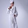 50% Personalized Turkish Cotton Bath Robe White Waffle Embroidered Towels and Bathrobe