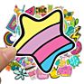 50 Small Fresh Wish Suitcase Kawaii Japan Cartoon Wall Sticker