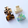 5.5Cm French Design Square Large Tortoise Shell Acetate Hair Claw Clip Jaw Clips Accessories for Thick Hair