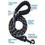 5 Ft Strong Dog Leash with Comfortable Padded Handle and Highly Reflective Threads Dog Leashes Pet Training Nylon Dog Leash