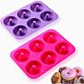 6 Cavity Food Grade Silicon Doughnut Pan Baking Tray Mini Donut Maker