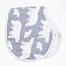 6 Layers Printed Bib and Muslin Baby Burp Cloths Burping Towel
